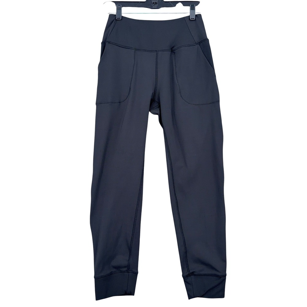 Apana Jogger Pants Womens S Polyester Spandex Black